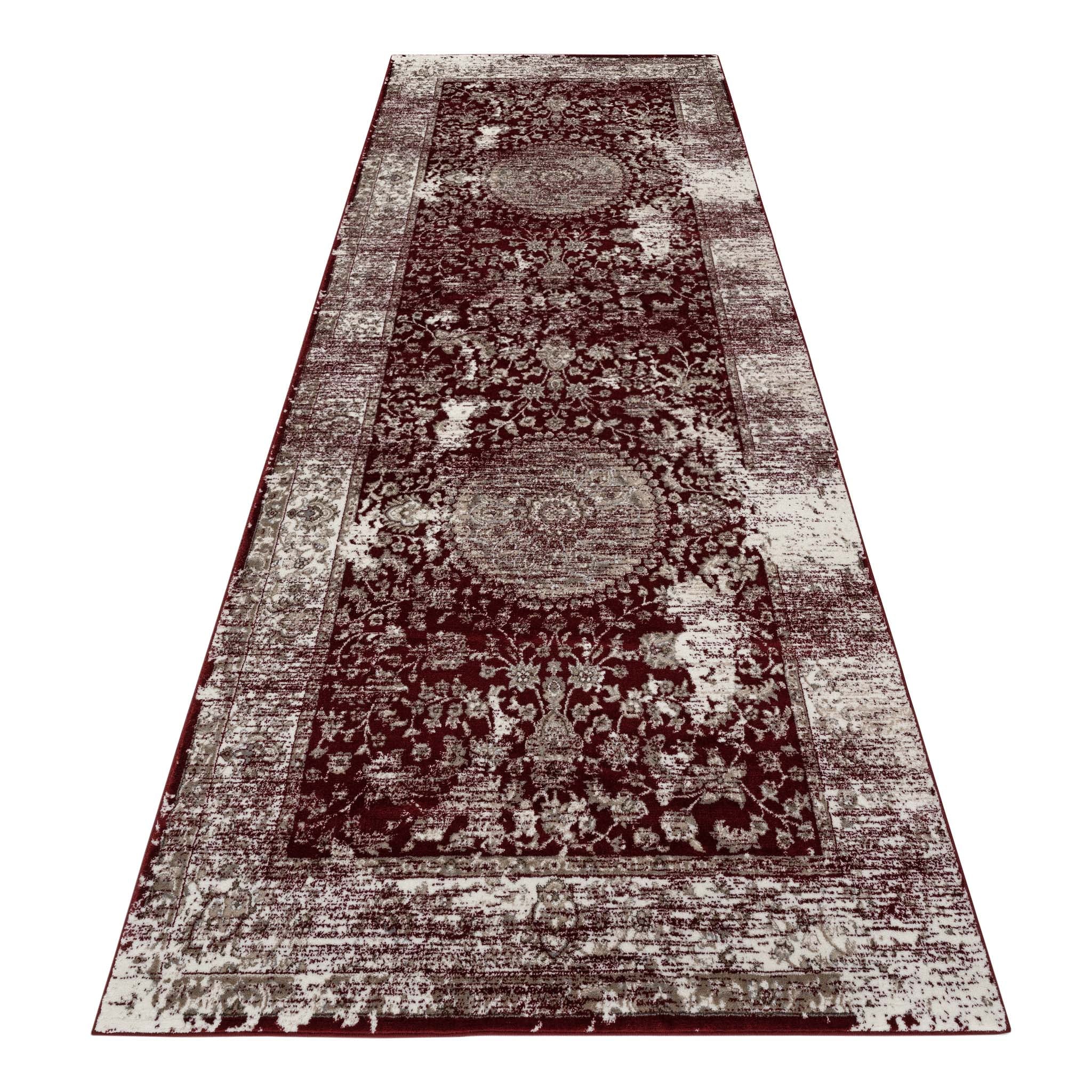 Elysian 3464 Red Hallway Runner