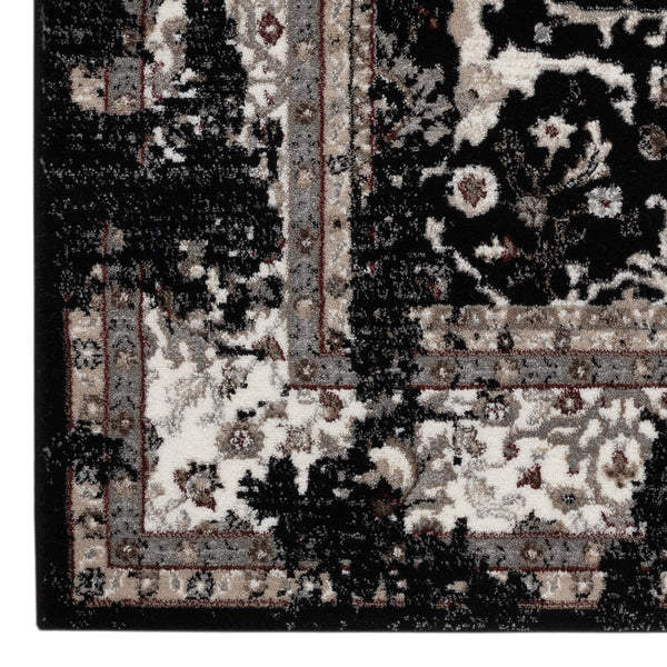 Elysian 3465 Black Hallway Runner