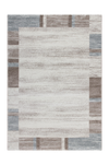 Feeling 500 Pastel Blue Plain Border Thick Rug - Lalee Designer Rugs