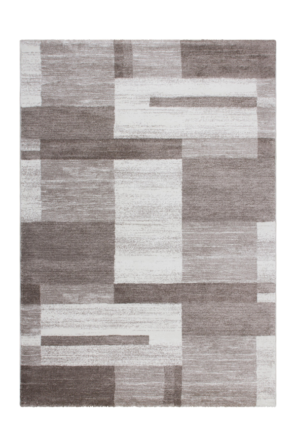 Feeling 501 Beige Simple Thick Geometric Rug - Lalee Designer Rugs