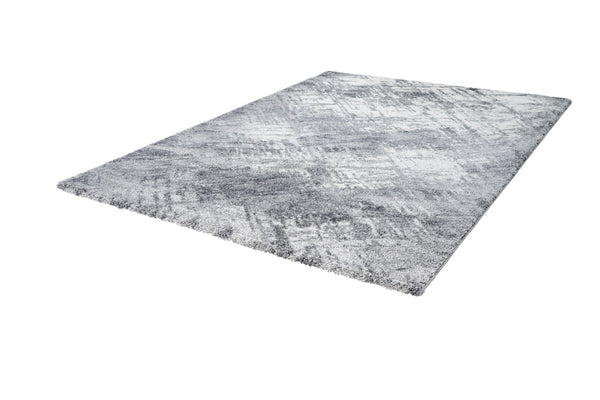 Harmony 401 Abstract Silver Rug with Jagged Lines - Lalee Designer Rugs