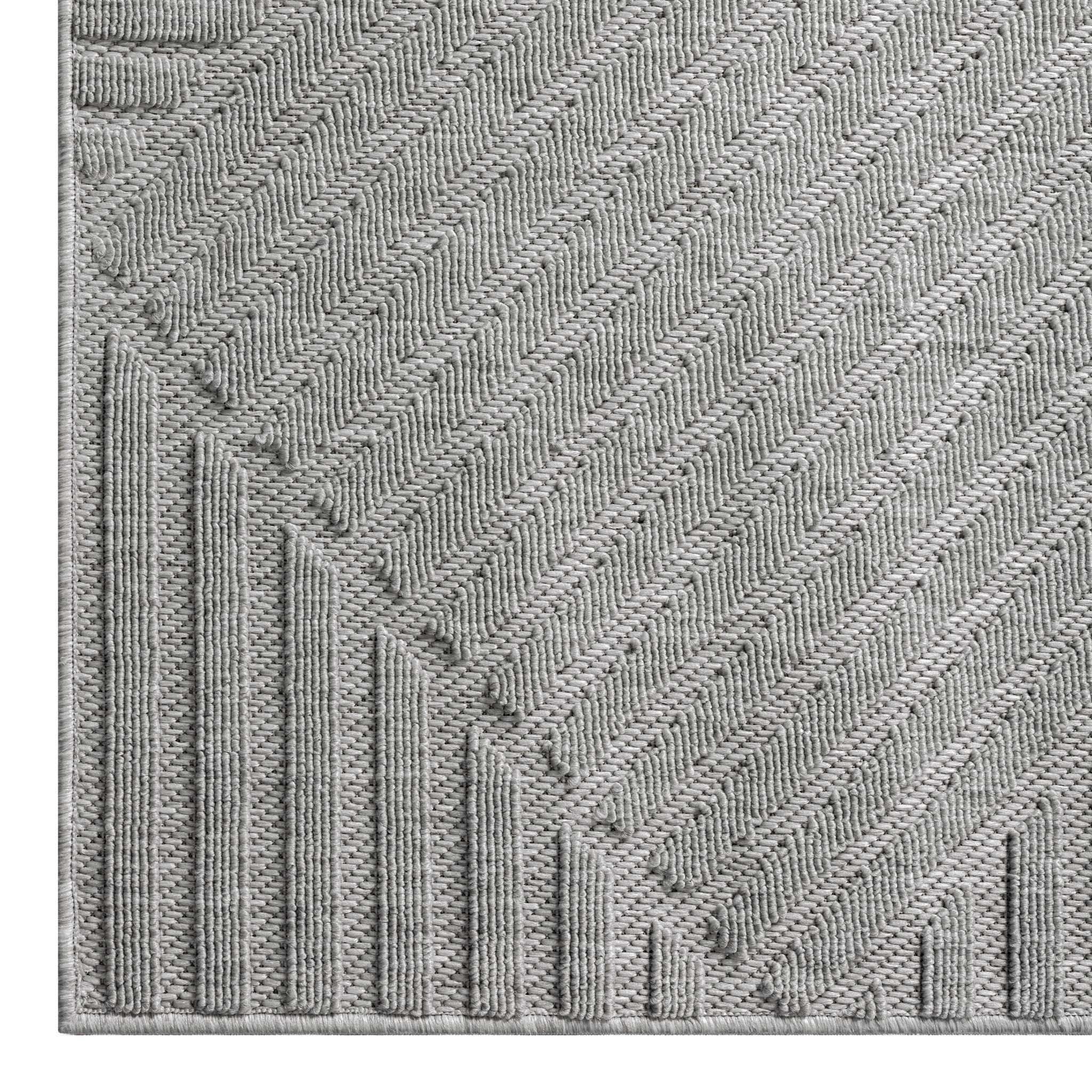Eudora 350 Lt Grey Hallway Runner