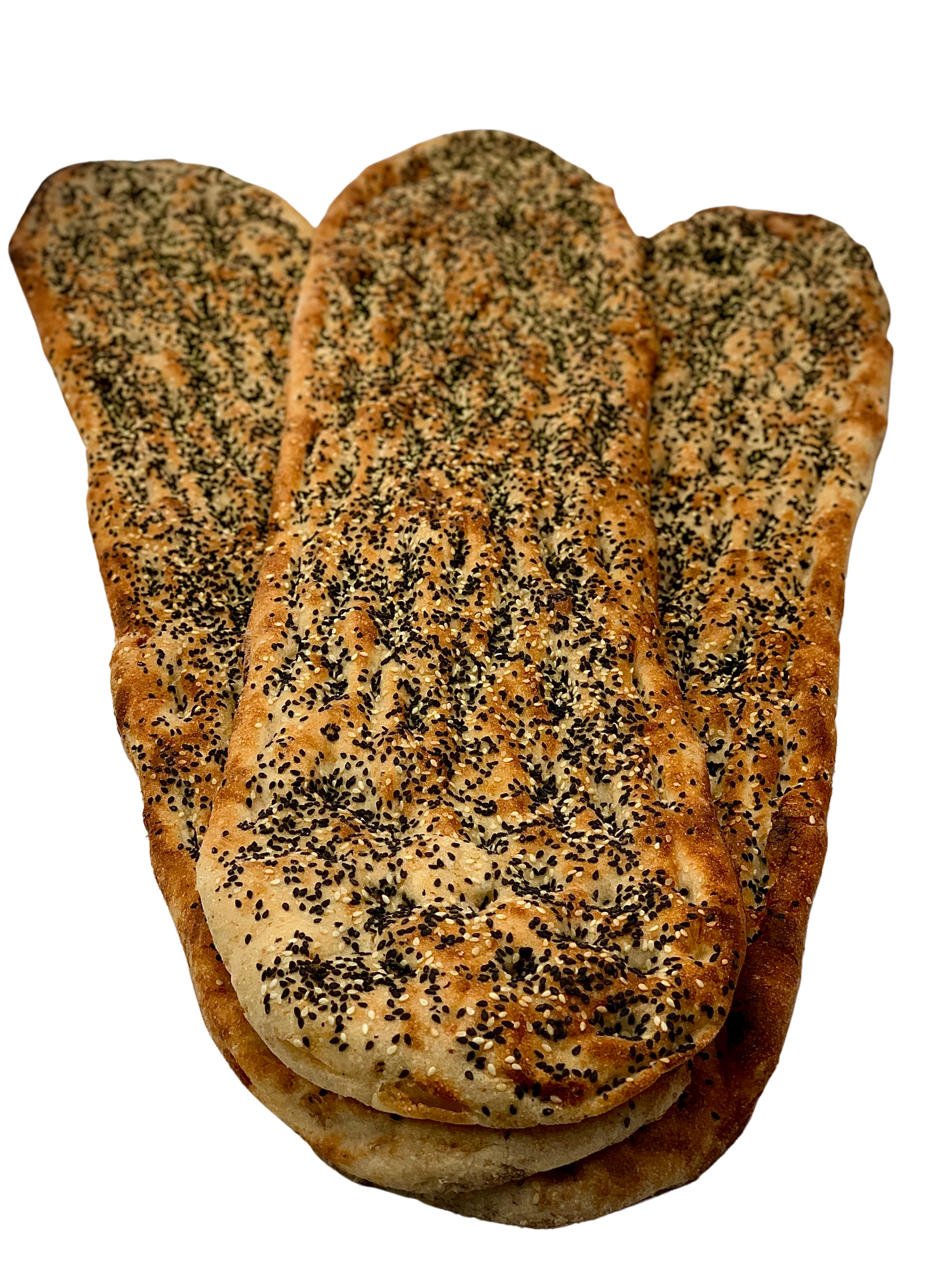 Hesari Bakery Wood-Fired Turkish Pide Bread w/ Extra Sesame