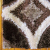Luxe Shaggy 6048 Brown Hallway Runner