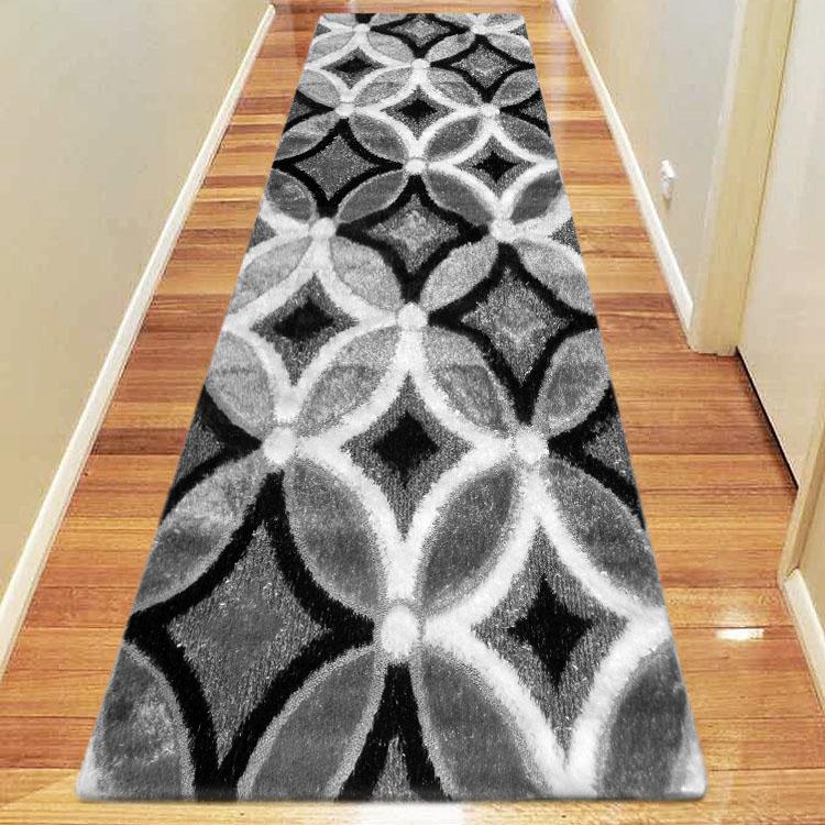 Luxe Shaggy 6048 Grey Hallway Runner