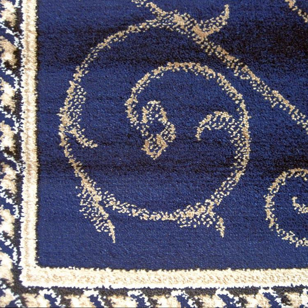 Mystique 7647 Dk Blue Hallway Runner