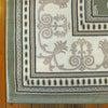 Mystique 7653 Green Hallway Runner