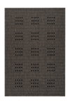 Sunset 606 Outdoor and Kitchen Taupe Rug with Dice Spotted Design - Lalee Designer Rugs