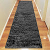 Cozy Shaggy 1001 Dk Grey Hallway Runner