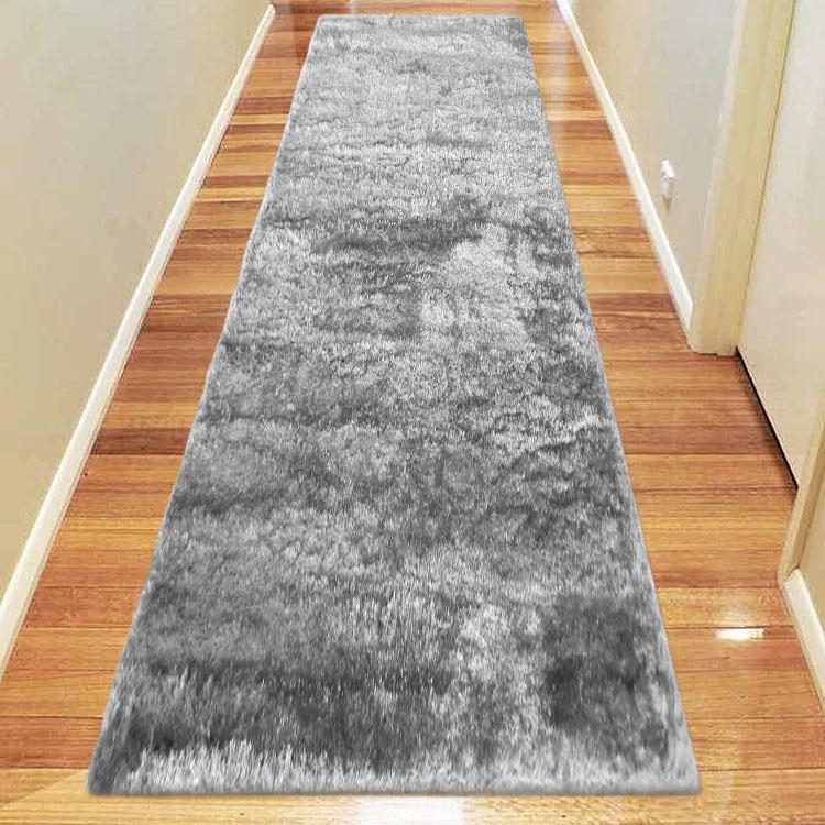 Cozy Shaggy 1001 Lt Grey Hallway Runner