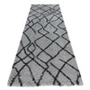 Radiance Shaggy 346 Grey Hallway Runner