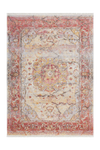 Vintage 701 Faded Multi-colour Rug with Centre Medallion - Lalee Designer Rugs