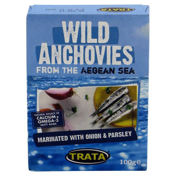 TRATA Wild Anchovies w/ Onion & Parsley 100g