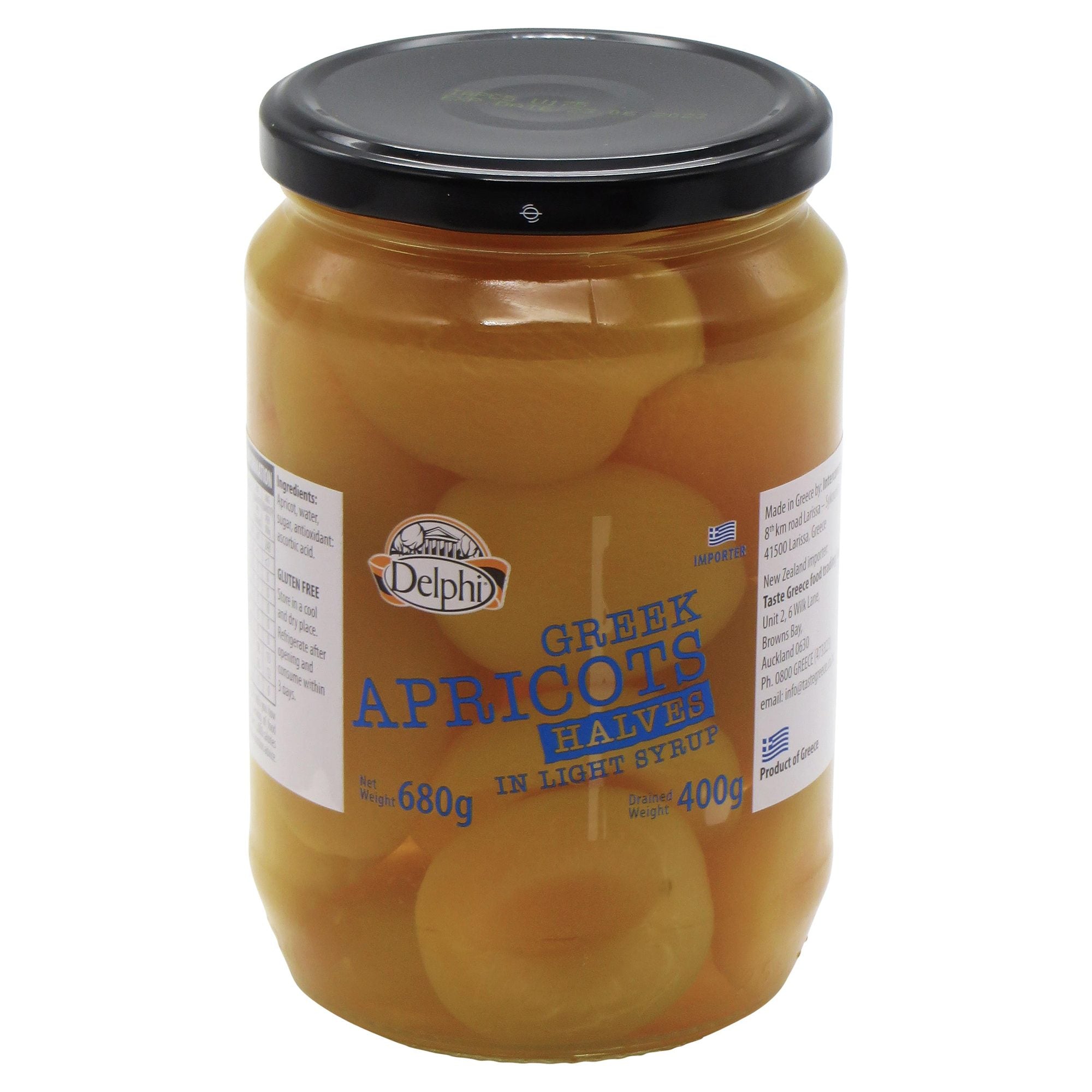 DELPHI Greek Apricot Halves 680g