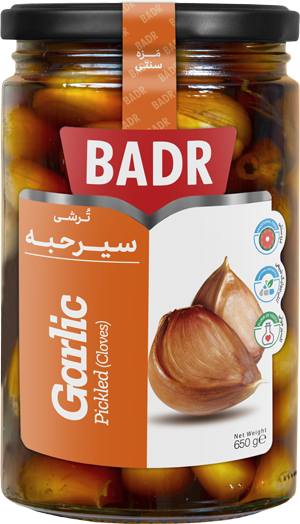 BADR Brown Garlic Pickle 650g