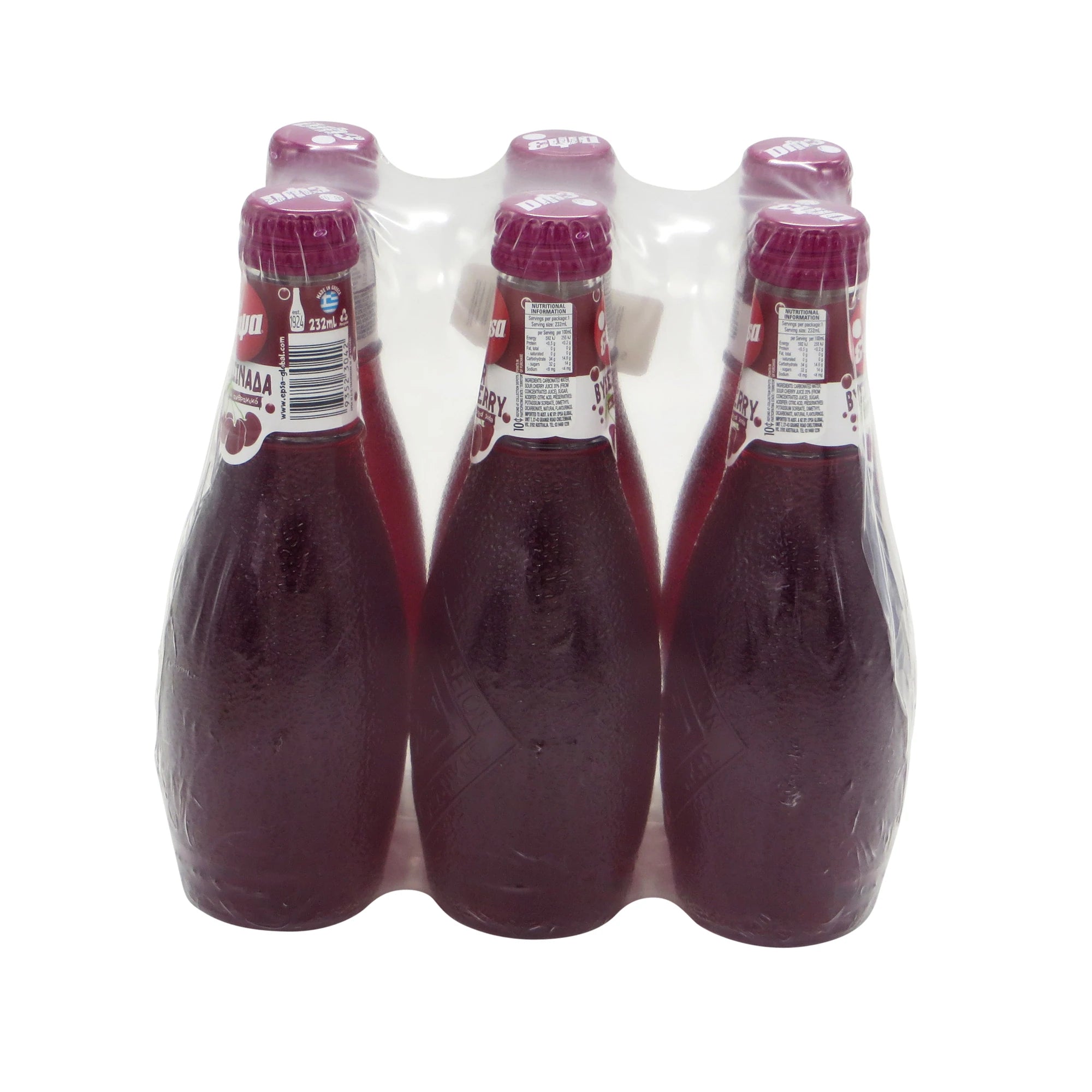 EPSA Sour Cherry Carbonated Drink 232mL