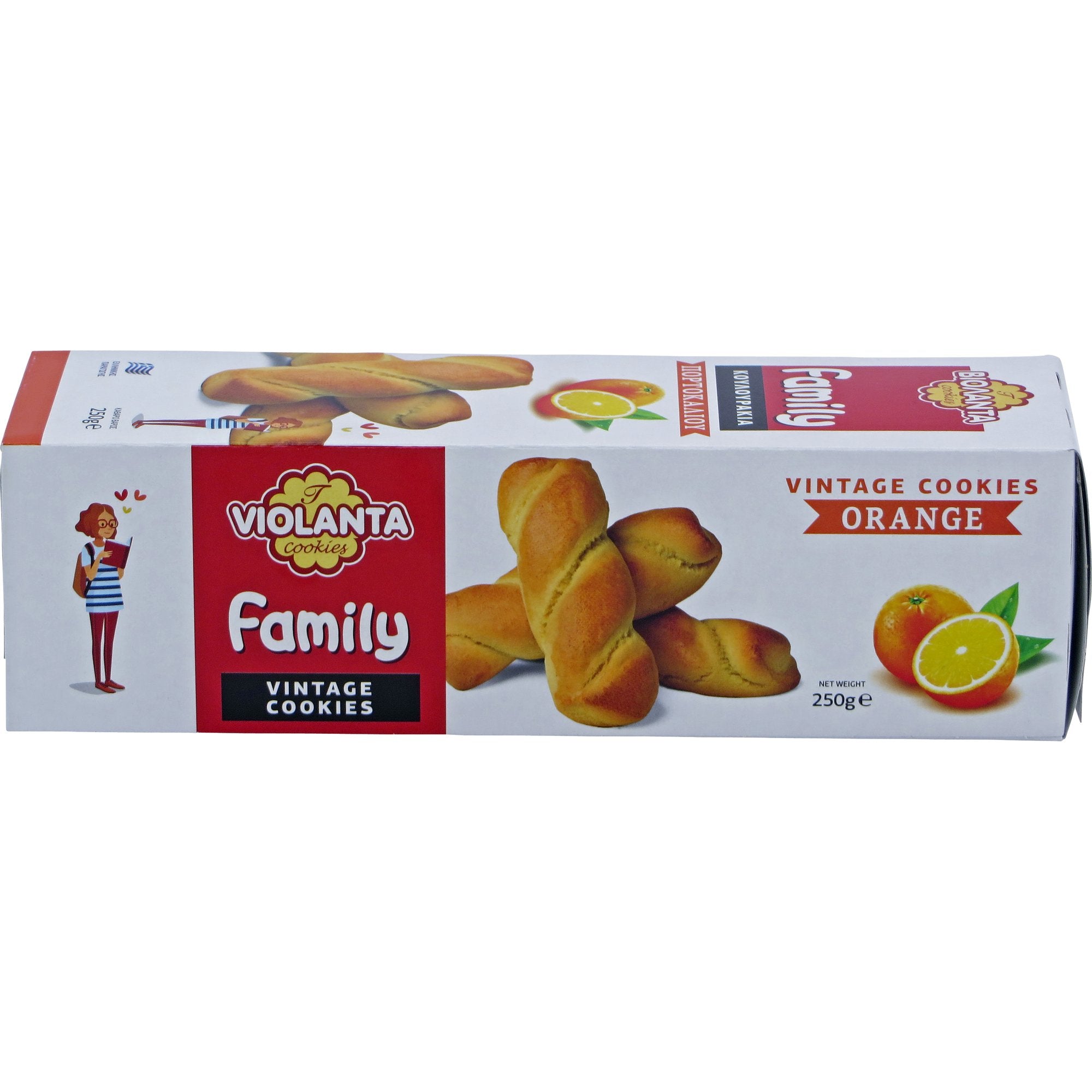 VIOLANTA Family Cookies Orange 250g