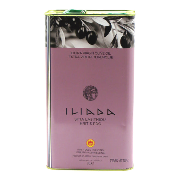 ILIADA Sitia Lasithiou Kritis PDO Extra Virgin Olive Oil 3000mL