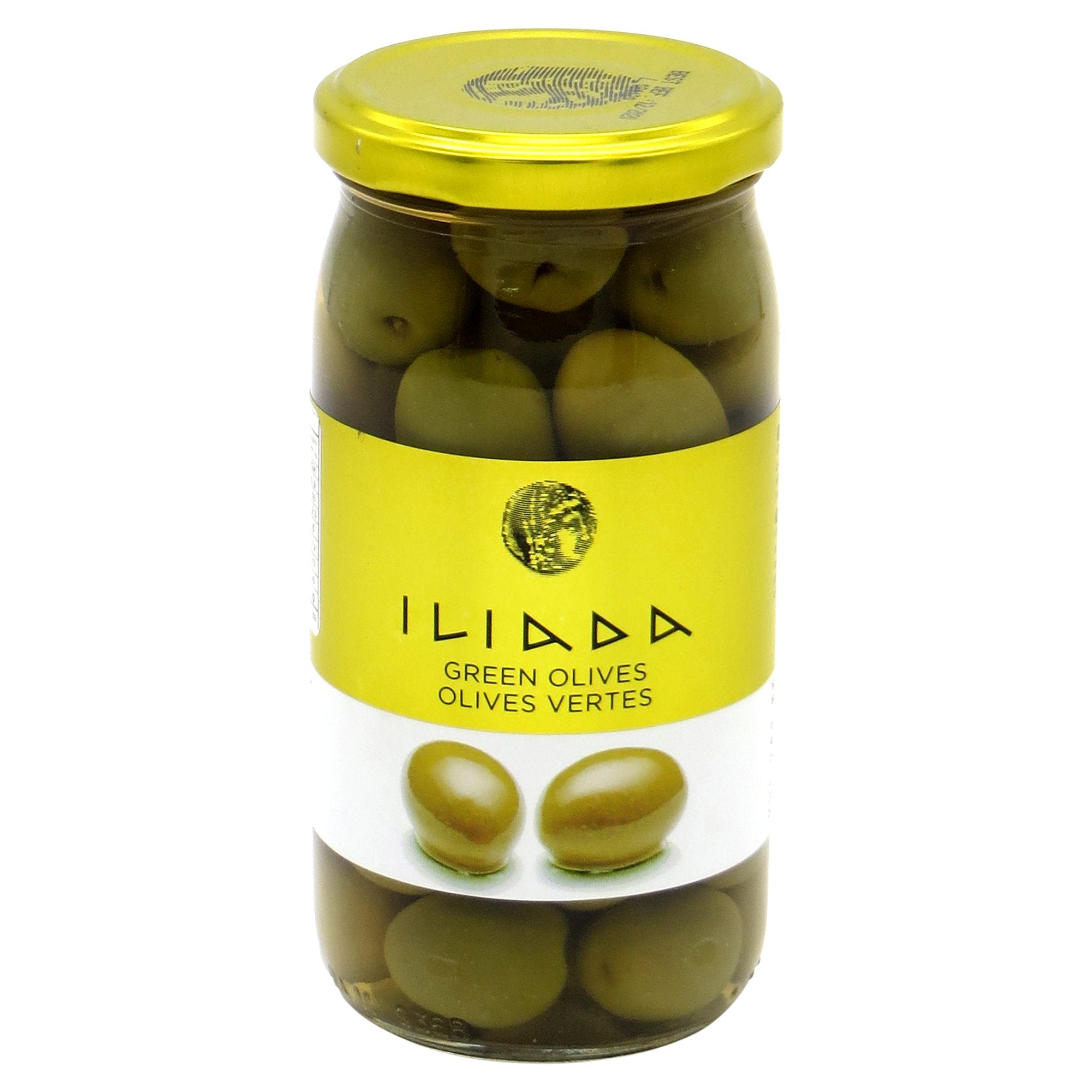 ILIADA Whole Green Olives 370g