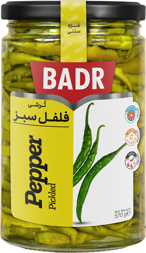 BADR Pickled Peppers 570g