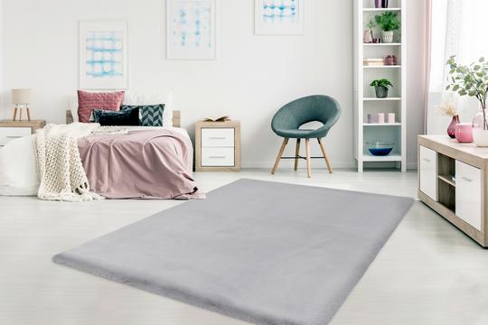 Heaven 800 Silver Grey Super Soft Fluffy Rug - Lalee Designer Rugs