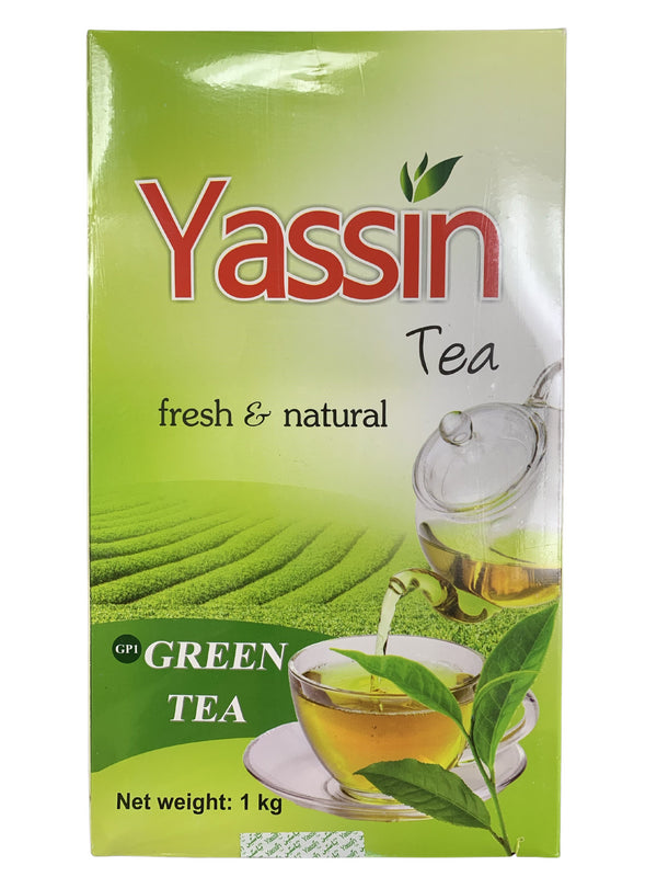 YASSIN Pure Green Tea Leaves 1kg