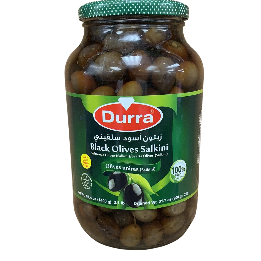 DURRA Black Olives Salkini 1.4kg