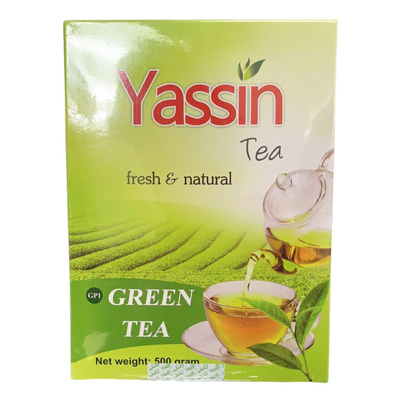YASSIN Pure Green Tea Leaves 500g