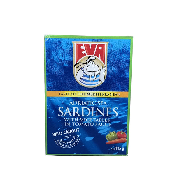 PODRAVKA Eva Sardines w/ Vegetables in Tomato Sauce 115g
