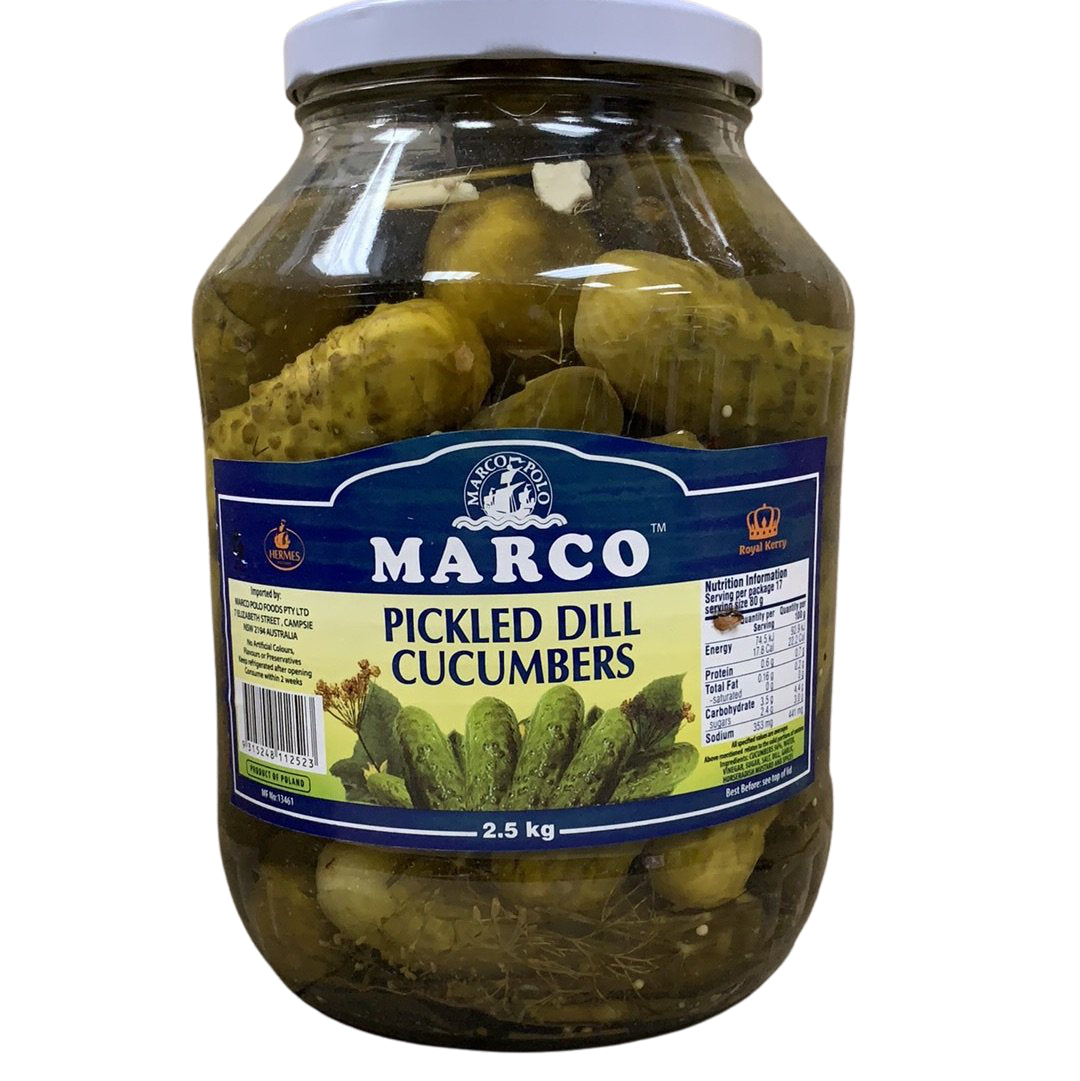 MARCO POLO Pickled Dill Cucumbers 2500g