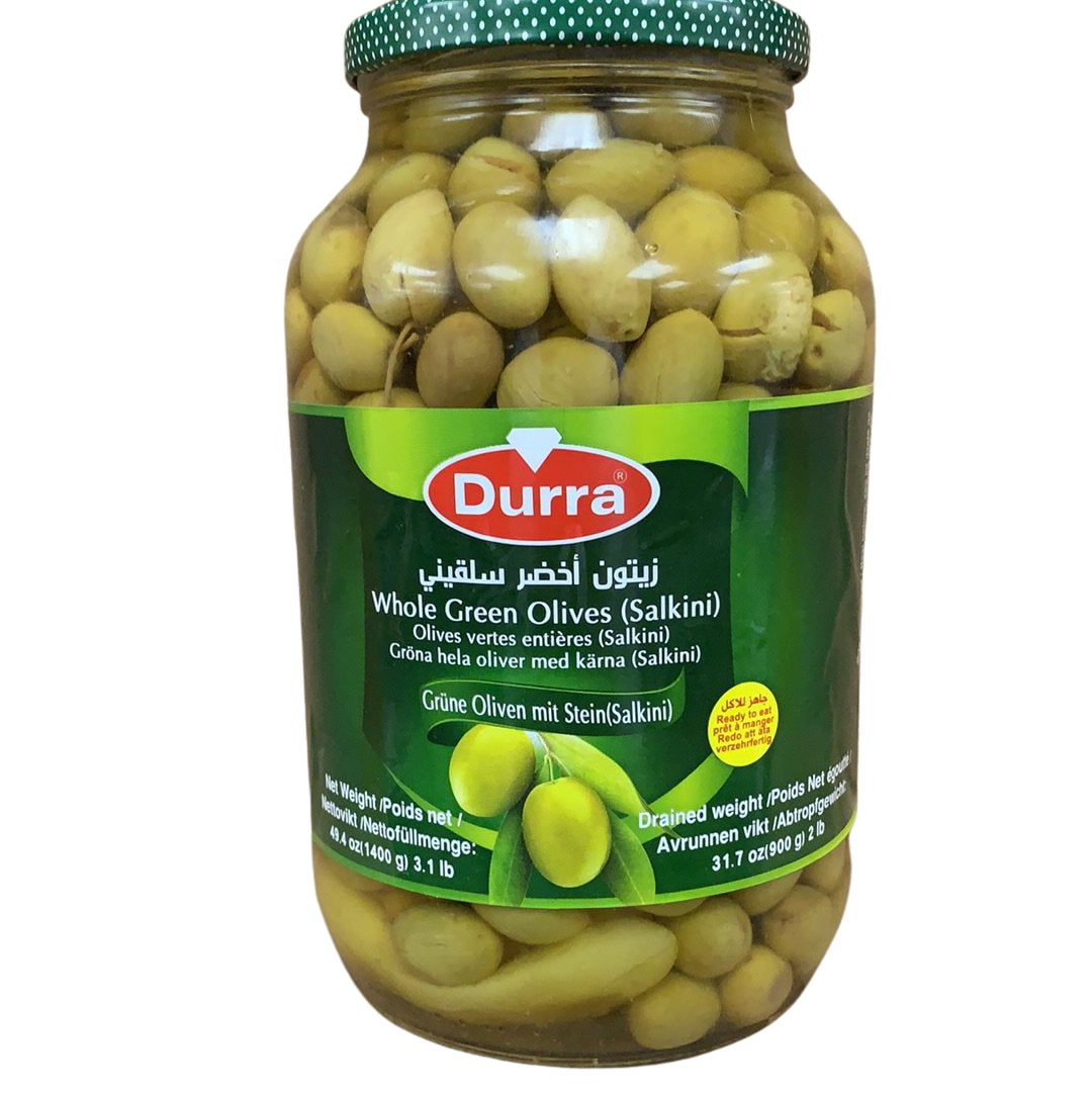 DURRA Green Olives Salkini 1.4kg