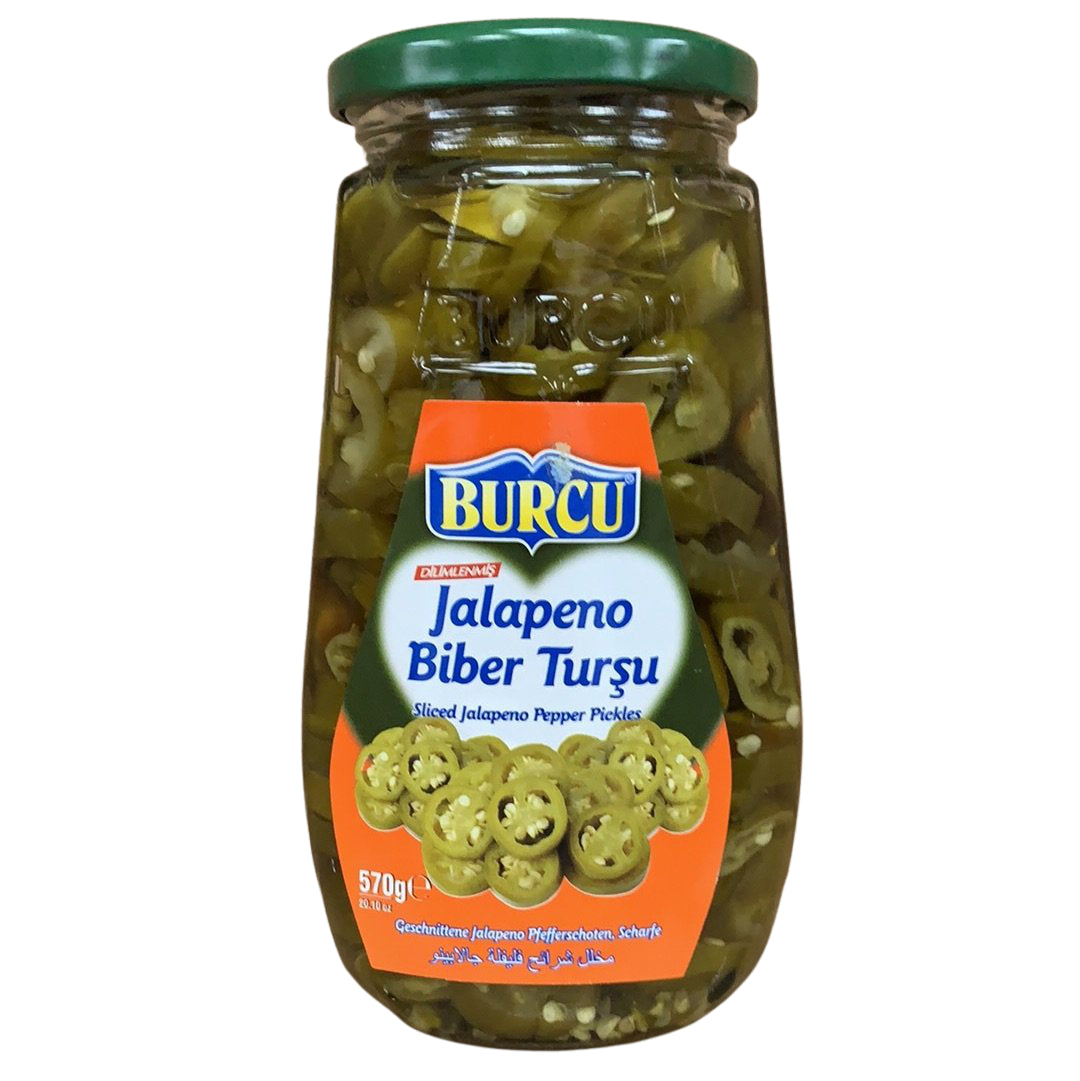 BURCU Sliced Jalapeno Pepper Pickles 570g