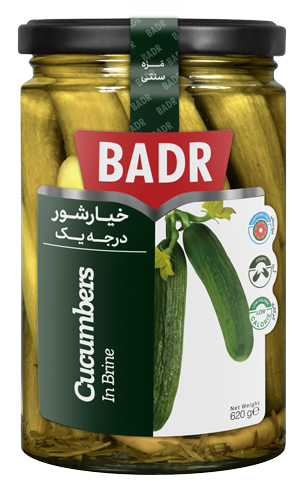 BADR Pickled Cucumbers 620g