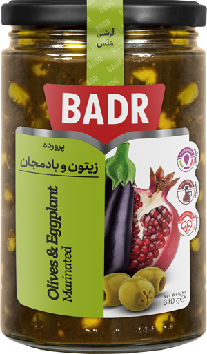 BADR Marinated Olives & Eggplant 610g