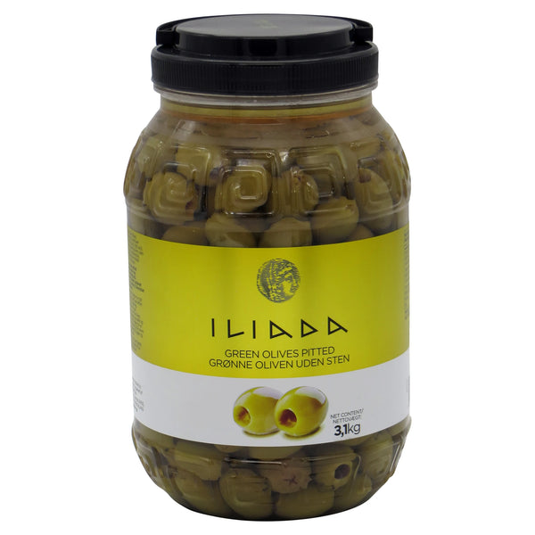 ILIADA Pitted Green Olives 3kg