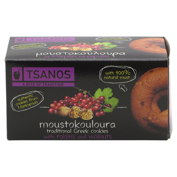 TSANOS Grape Juice w/ Raisins & Walnut Cookies 100g