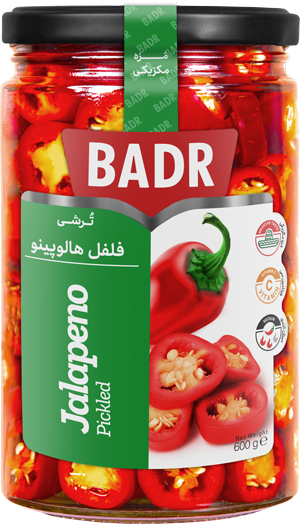 BADR Pickled Red Jalapeno Pepper 600g