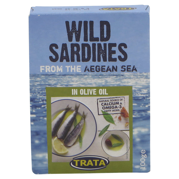 TRATA Wild Sardines w/ Olive Oil 100g