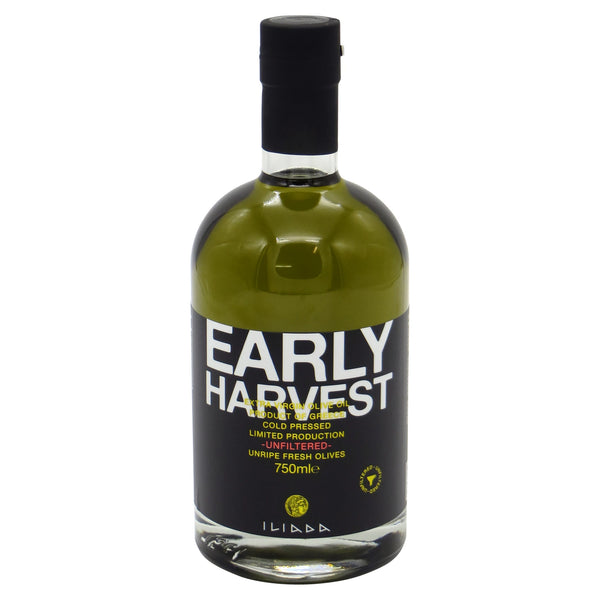 ILIADA Early Harvest Unfiltered Extra Virgin Olive Oil 750mL