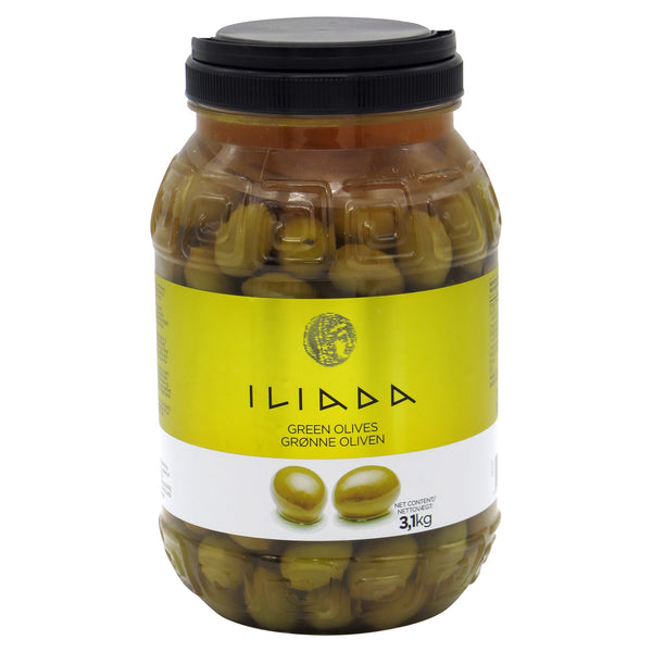 ILIADA Whole Green Olives 3kg